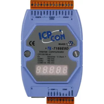 ICP CON, 7xRS232+1xRS485+DISPL