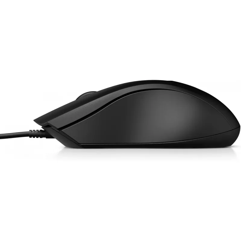 HP Wired pelė 105, abiem rankoms tinkama, optinė, USB Type-A, 1600 DPI, juoda