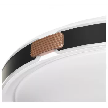 LED lubinis šviestuvas ActiveJet AJE-TRAVIATA 36W, apvalus 41 cm, 4000 K, 4300 lm, juodas/baltas, 36 šviesos diodai, IP20