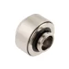 Hardtube Fitting 14 mm by OPTIMUS, Satin Nickel — compression connector for rigid PC cooling tubing