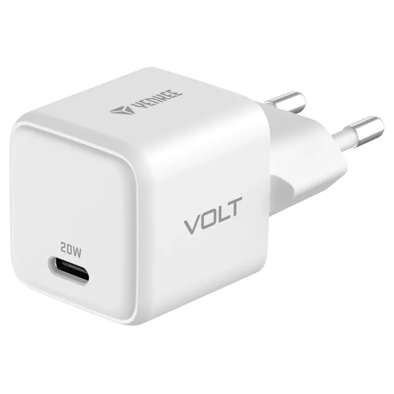 USB‑C sieninis įkroviklis YENKEE YAC G20 20W 3A Power Delivery