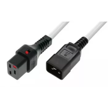 Microconnect MC-C19C20LOCK-2M-W laidas su užraktu C19 į C20 2 m