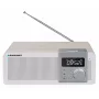 Nešiojamas radijo imtuvas BLAUPUNKT PP14BT su Bluetooth, MP3, MicroSD, USB ir žadintuvu — 6 W, baterija / kintamoji srovė, 230×118×90 mm