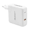 Qoltec GaN Charger FAST 108W | 5-20V | 3-4.7A | USB C | Balta