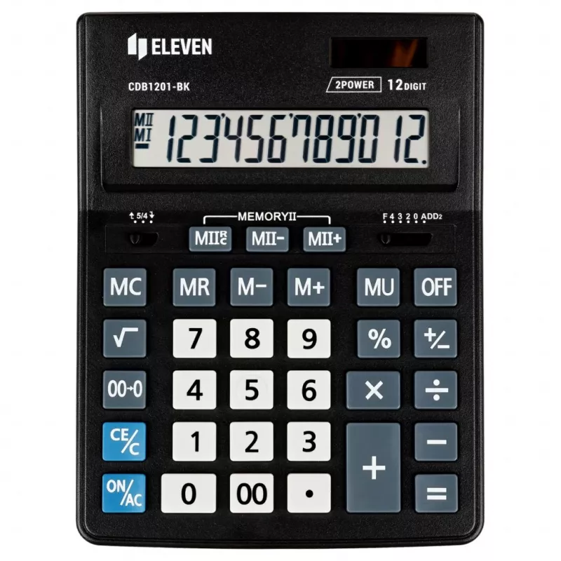 Skaičiuotuvas biurui Eleven CDB1201-BK (EU)