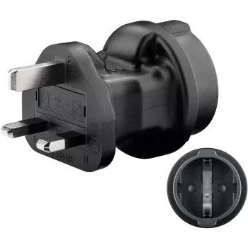 Maitinimo adapteris Goobay 95307 juodas UK