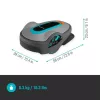 Gardena 15108-35 SILENO life 1500 m² robotinė vejapjovė