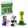 LEGO Minecraft Steve ir mažoji panda 30672 Polybag