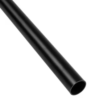Kietas vamzdelis 14 mm OD, 500 mm — BitsPower Bitspower None Chamfer žalvaris, anglies juodumo