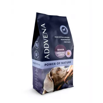 ADDVENA Power of Nature Senior Medium/Large Lamb - sausas šunų maistas - 10kg