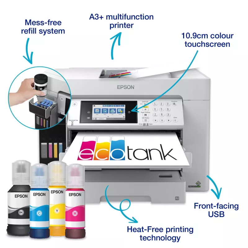 Epson EcoTank Pro ET-16685 rašalinis spausdintuvas A3 4800 x 1200 DPI 25 psl./min. Wi-Fi