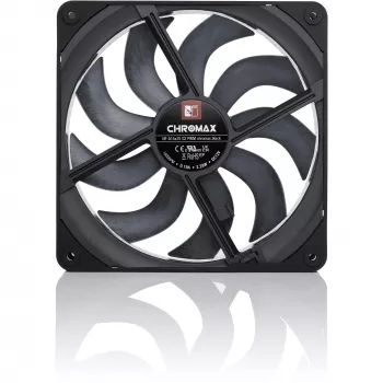 Noctua NF-A14x25 G2 PWM chromax.Juoda 140 mm korpuso ventiliatorius