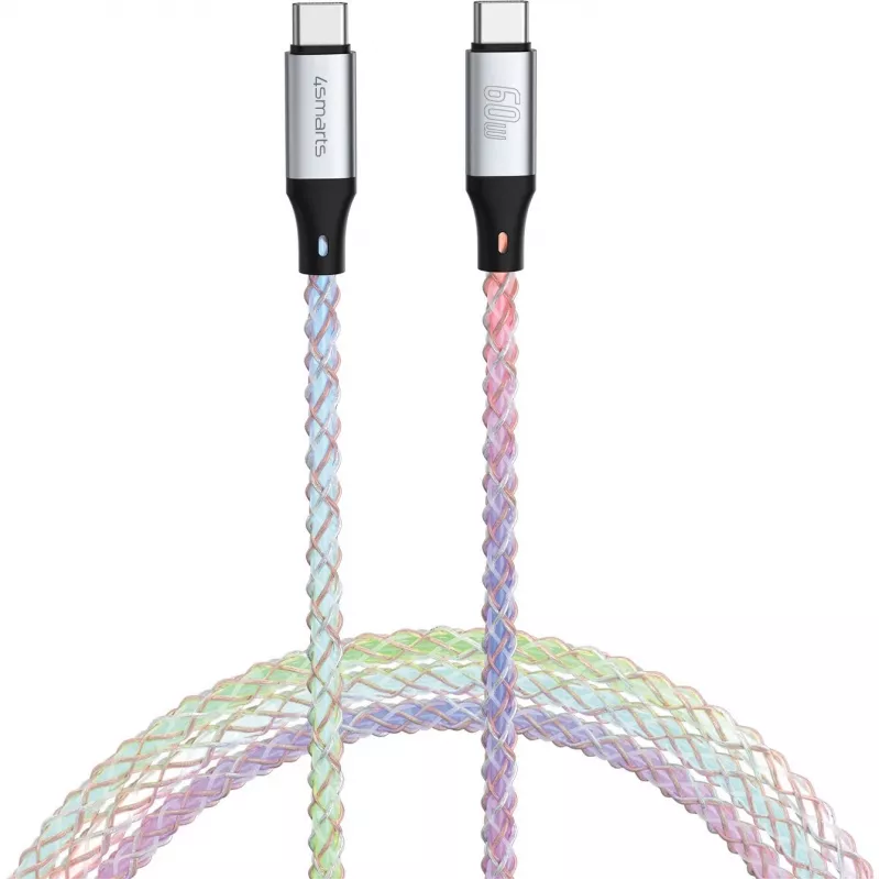 USB laidas 4smarts 541440 1,5 m USB C įvairiaspalvis 4,8 Gbit/s