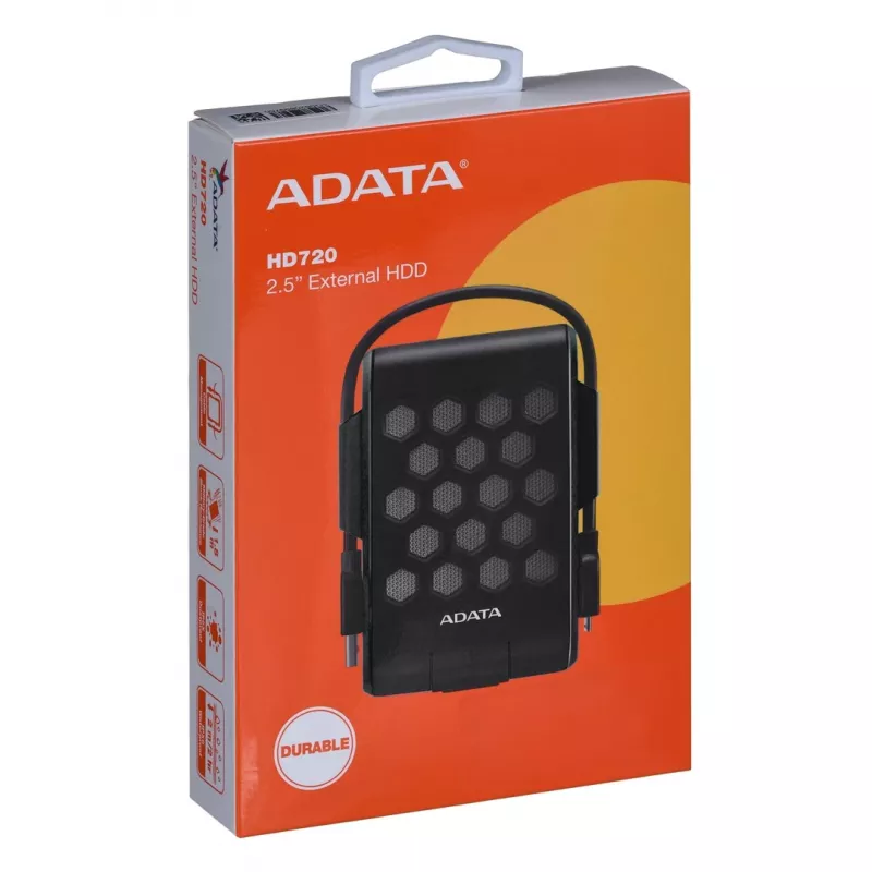 ADATA HD720 išorinis kietasis diskas 2 TB USB Type-A 3.2 Gen 1 (3.1 Gen 1) juoda
