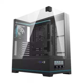 Darkflash DY450 PRO kompiuterio korpusas (juodas) + 1 ventiliatorius