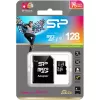 “MicroSDXC” atminties kortelė “Silicon Power” 128 GB UHS‑I (10 klasė, U1), 85 MB/s, juoda, su SD adapteriu