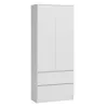 Wardrobe Top E Shop SZAFA MALWA B 5 lentynos 2 varstomos durys balta 900×500×1800 mm