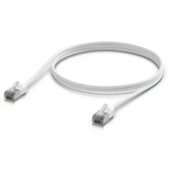 Tinklo kabelis Ubiquiti UACC-Cable-Patch-Outdoor-C6A-1M-W RJ-45 Cat6a 1 m baltas