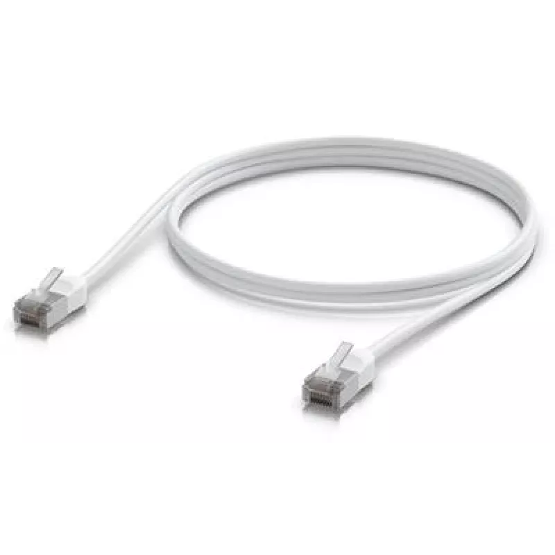 Tinklo kabelis Ubiquiti UACC-Cable-Patch-Outdoor-C6A-1M-W RJ-45 Cat6a 1 m baltas