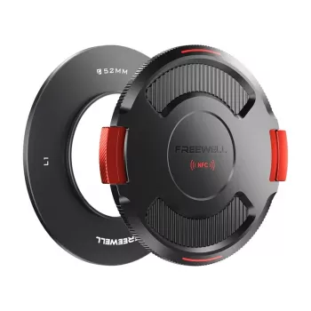 Objektyvo pagrindo žiedas Freewell FW-L1-BL52 52mm su dangteliu, skirtas Real Locking VND