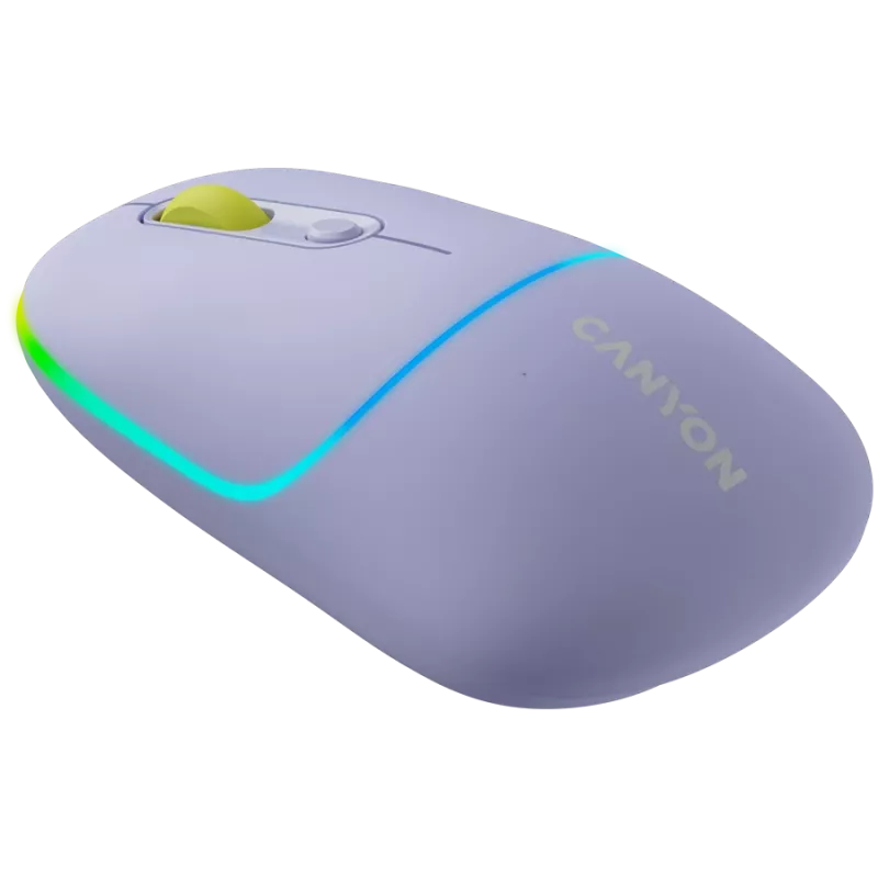 CANYON pelė MW-22 2in1 BT/Wireless Lavender