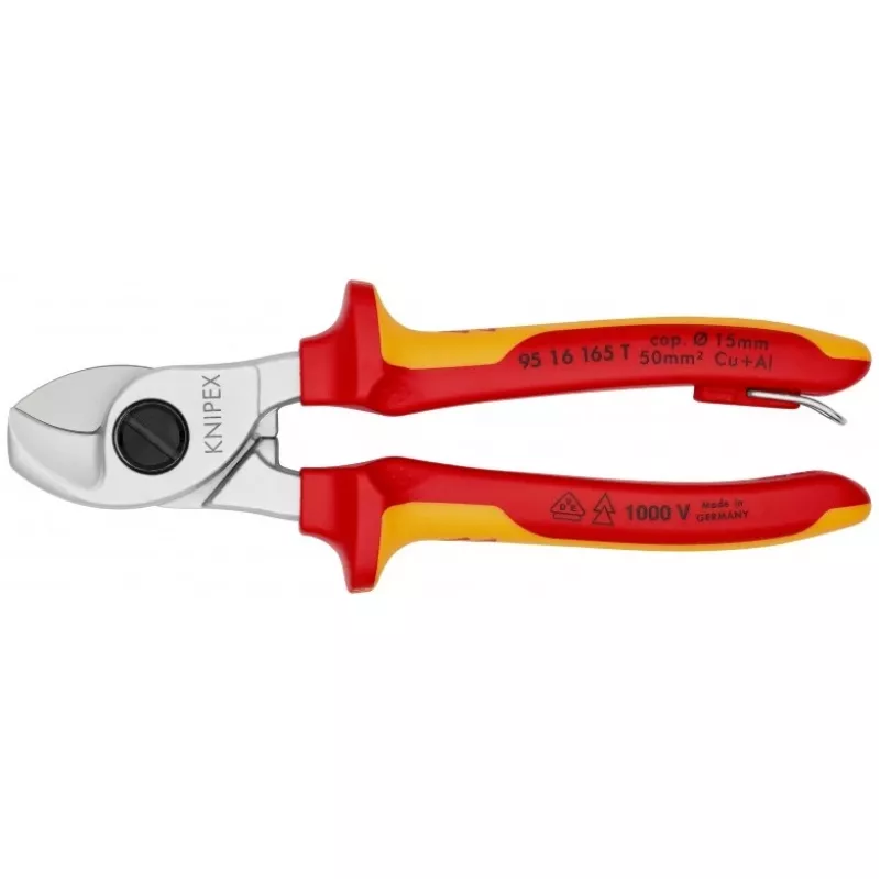 Knipex 95 16 165 T kabelių užspaudimo įrankis Užspaudimo įrankis Juoda, Geltona