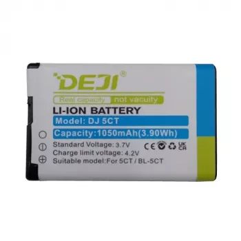 Baterija extra digital BL-5CT, skirta Nokia C3, C5, C6, 5310, 3720, 3,7 V, 1020 mAh