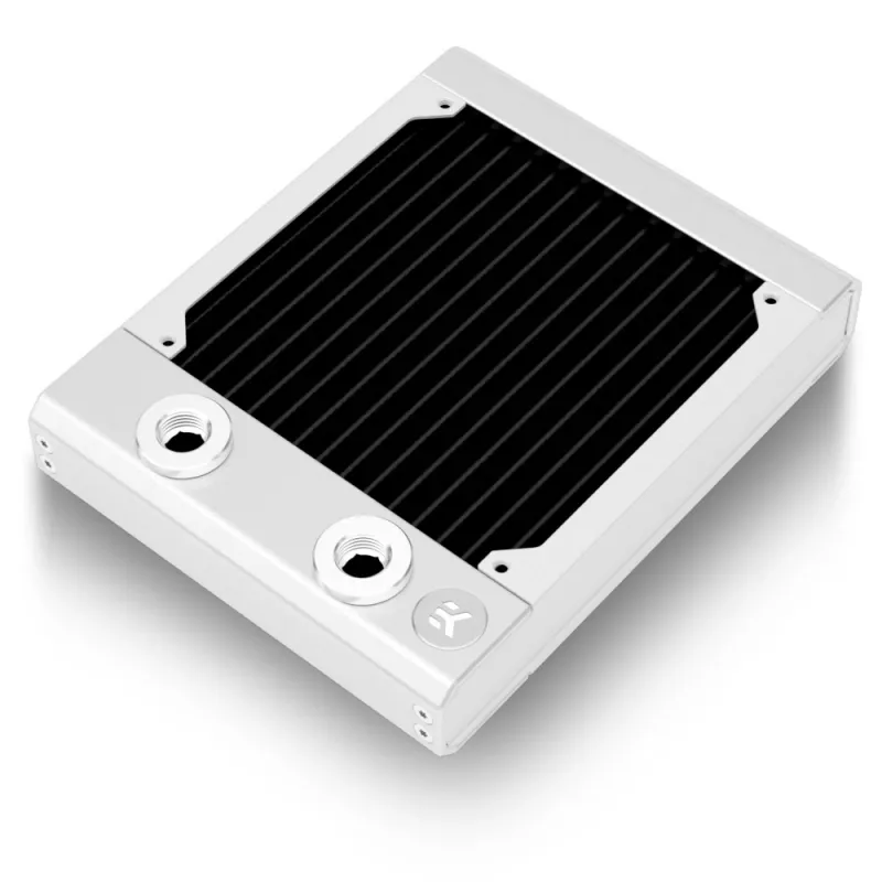 Radiatorius EK Water Blocks 3831109838952, žalvaris, varis, nerūdijantis plienas, baltas