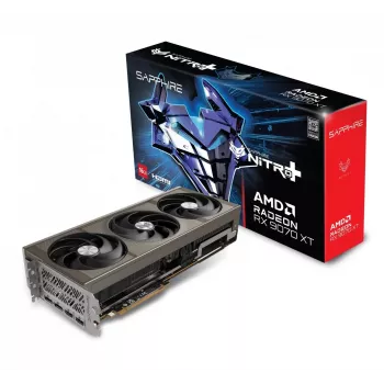 Sapphire vaizdo plokštė Radeon RX 9070 XT, 16 GB GDDR6, PCIe 5.0, 256-bit, 330W TDP