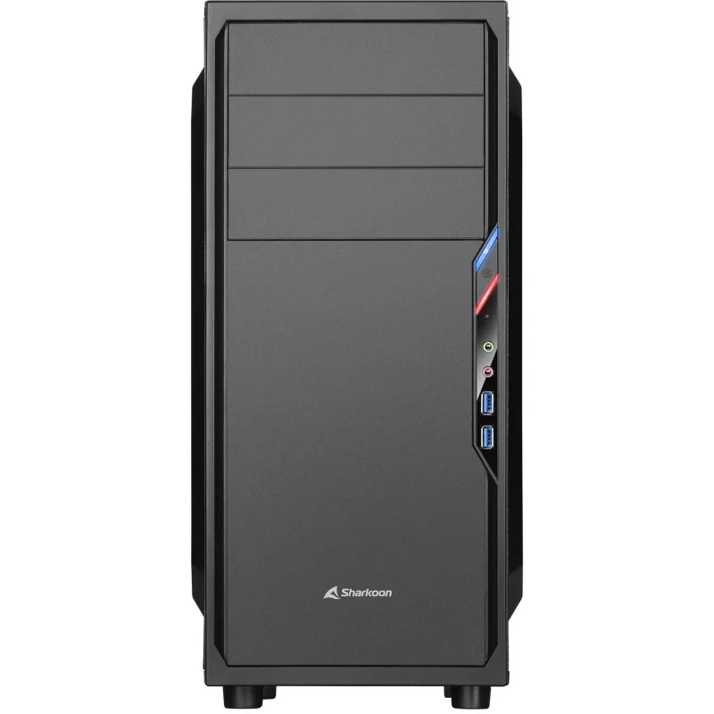PC korpusas Sharkoon VS4-V Midi Tower juodas