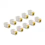 DeLOCK keystone modulis 88111 Plokščias Geltonas RJ-45 10 vnt.
