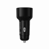 Automobilinis įkroviklis CANYON OnDrive 60 PD 60W 2xUSB-C — 60 W galia, 2 USB-C prievadai, juodas