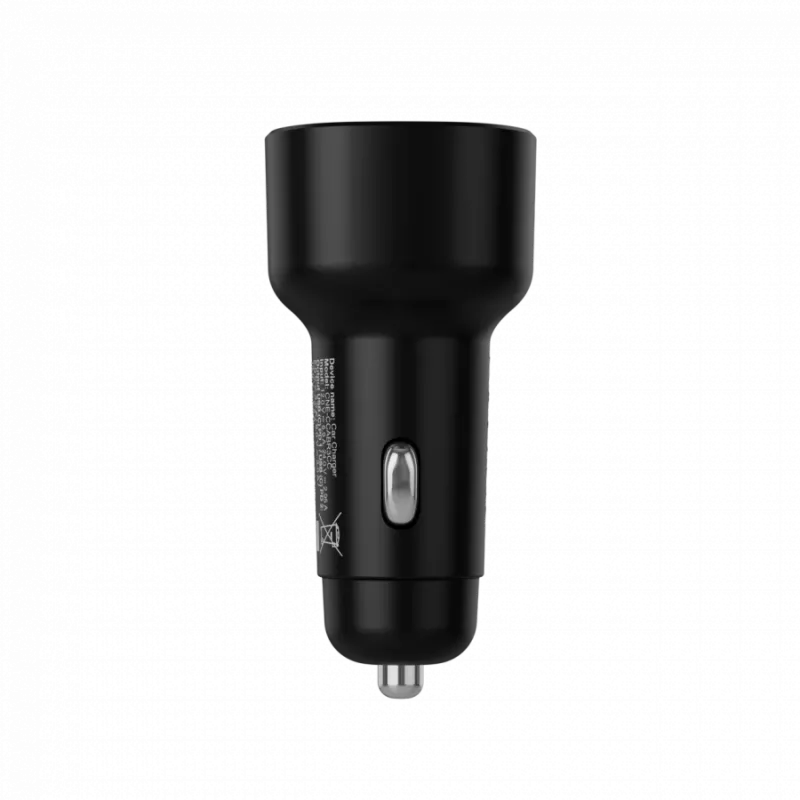 Automobilinis įkroviklis CANYON OnDrive 60 PD 60W 2xUSB-C — 60 W galia, 2 USB-C prievadai, juodas