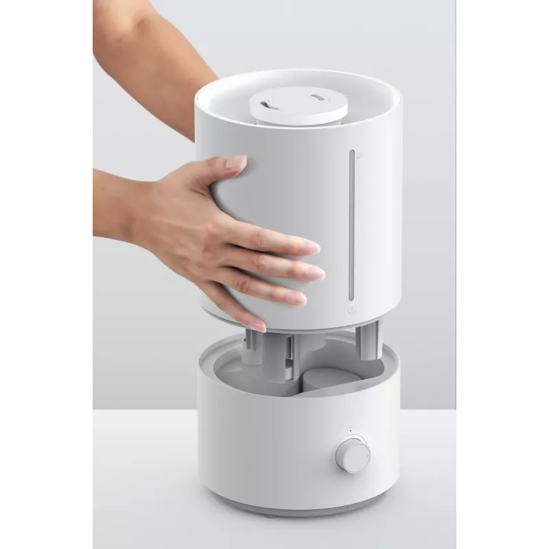 Ultragarsinis drėkintuvas Xiaomi 2 Lite 4 L 23 W — baltas, 300 ml/h, sukamoji valdymo rankenėlė