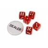 Extralink Set DO Pokera Premium 300 žetonų 2 kaladės ir kauliukai dėkle