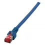 EFB-Elektronik RJ45 komutacinis kabelis Cat.6 S/FTP LSZH mėlynas 0,15m Gamintojas: EFB Elektronik (K5513.0,15)