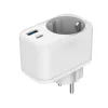 UNIVERSALUS USB ĮKROVIKLIS 20W BALTAS/2P AC TA-ACPDQC20-01-W GEMBIRD