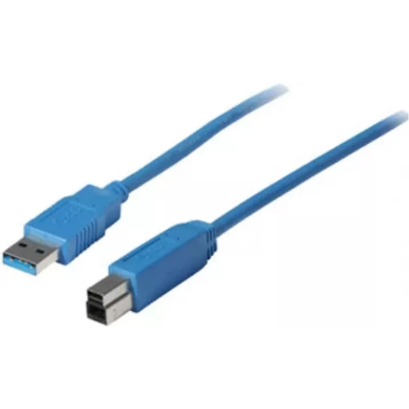 USB laidas ShiverPeaks 5m USB 3.2 Gen 1 USB A į USB B mėlynas