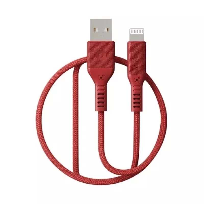 USB Lightning laidas Amazingthing Astro Pro Titan CA913039 1.2 m raudonas MFi sertifikuotas