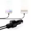 CC-T8 itin greitas automobilinis pakrovėjas 2xUSB 3.0 6A 36W + micro USB kabelis 1m
