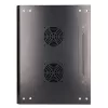 Sieninė spinta Extralink Extralink Rackmount cabinet 12U 600x450 juoda