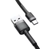 Baseus Cafule USB į USB-C 3A 1m (pilka-juoda)