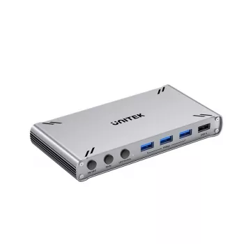 Unitek USB-C 10GBPS KVM jungiklis su HDMI