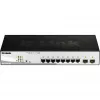D-Link DGS-1210-10P valdomas L2 Gigabit Ethernet (10/100/1000) maitinimas per Ethernet (PoE) 1U juoda