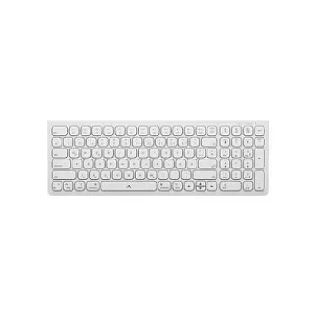 Alogic Echelon Compact USB-C BT klaviatūra German+ pelė White - Klaviatūra - USB Type C - Klaviatūra - USB Type C