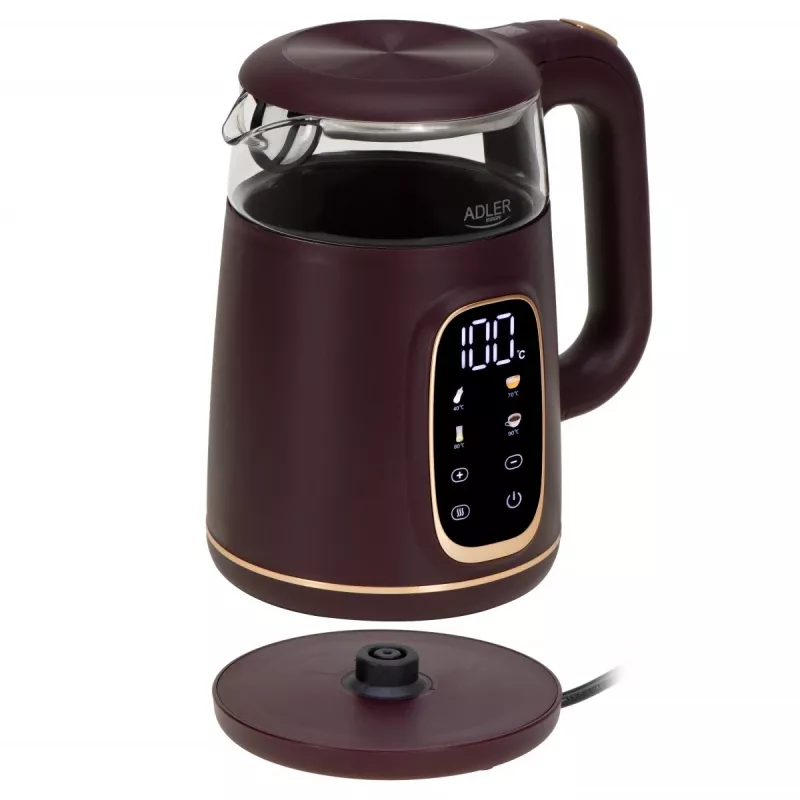 ADLER AD 1305 bordo spalvos elektrinis virdulys