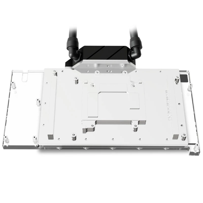 Vandens blokas Alphacool 14488 Akrilas Žalvaris Nailonas Juodas Skaidrus