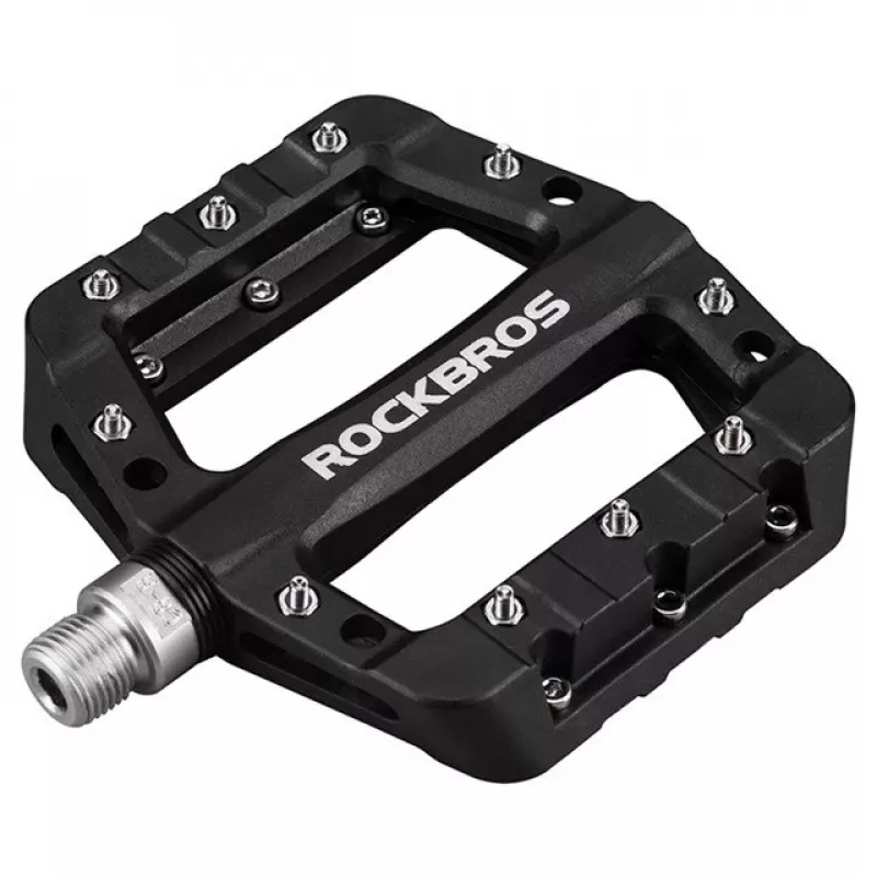 Rockbros 2017-12CBK nailono dviračio pedalų rinkinys - juoda