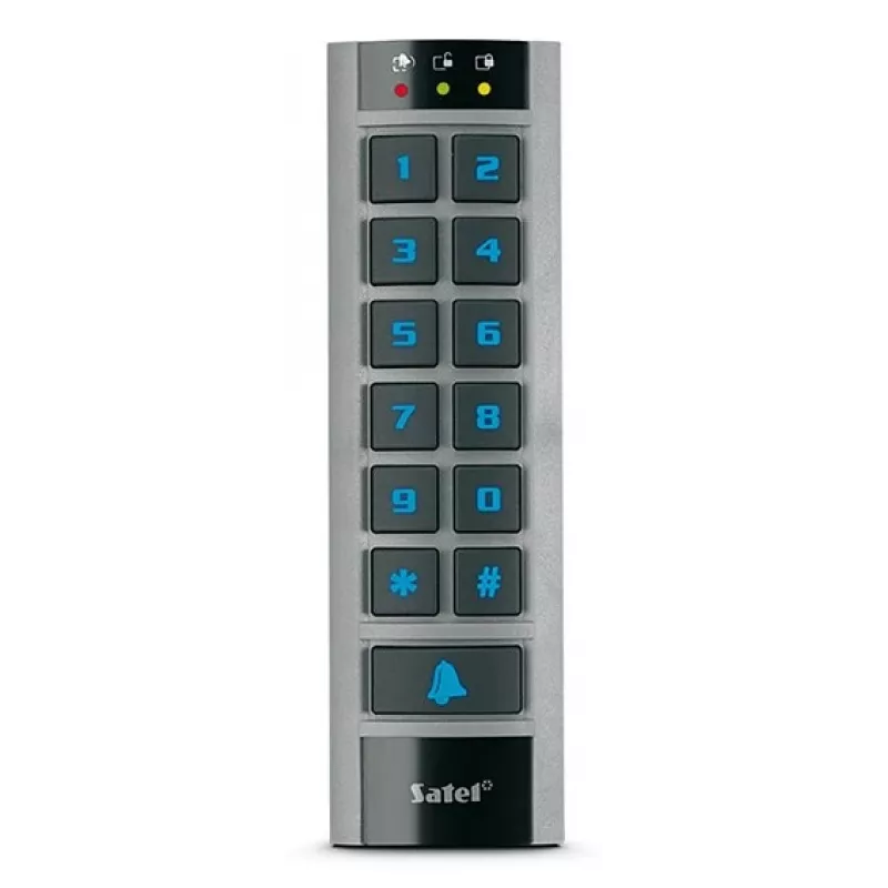Satel PK-01 prieigos kontrolės skaitytuvas Pagrindinis prieigos kontrolės skaitytuvas Juoda, Pilka