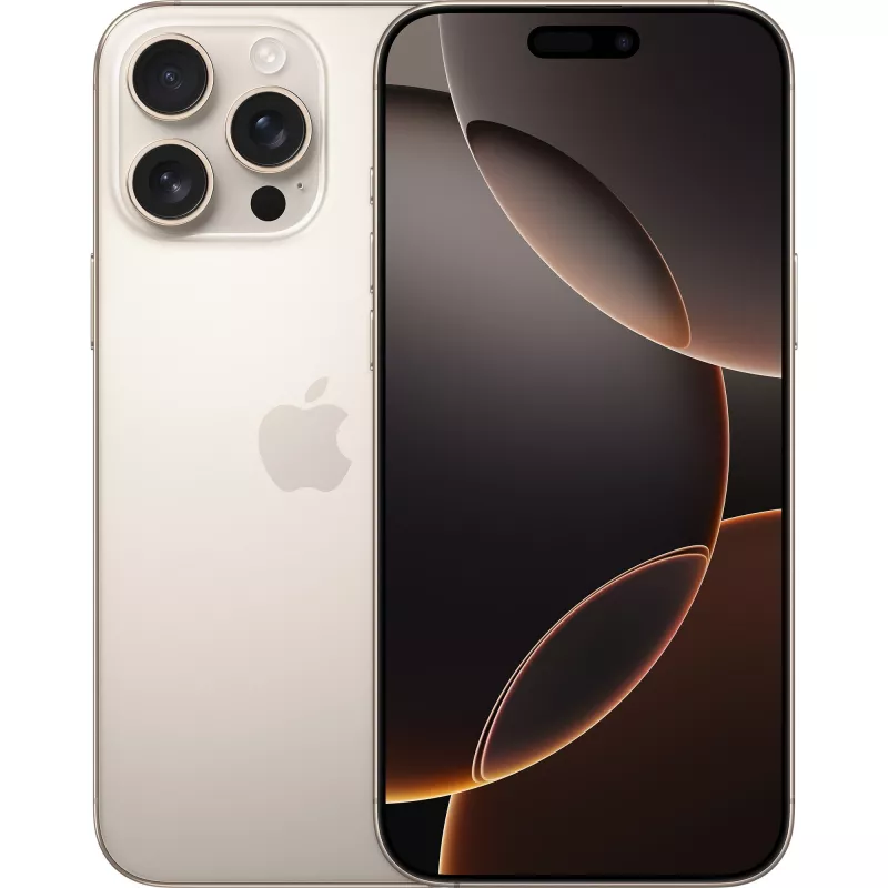 Išmanusis telefonas „Apple iPhone 16 Pro Max“ 6,9 colio 256 GB smėlio spalvos